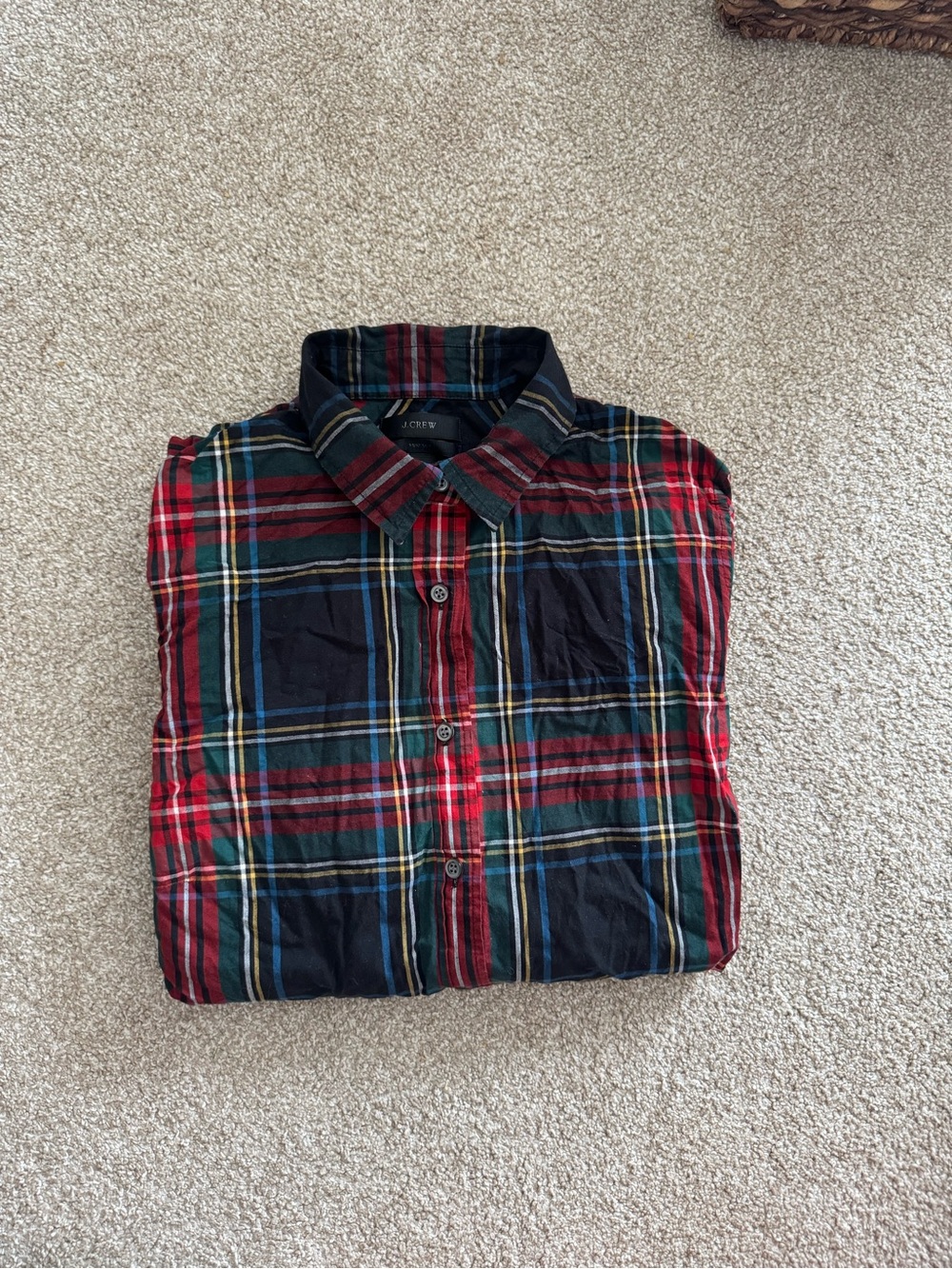 J.Crew Tartan Plaid Button-Up Shirt